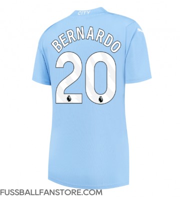 Manchester City Bernardo Silva #20 Replik Heimtrikot Damen 2023-24 Kurzarm